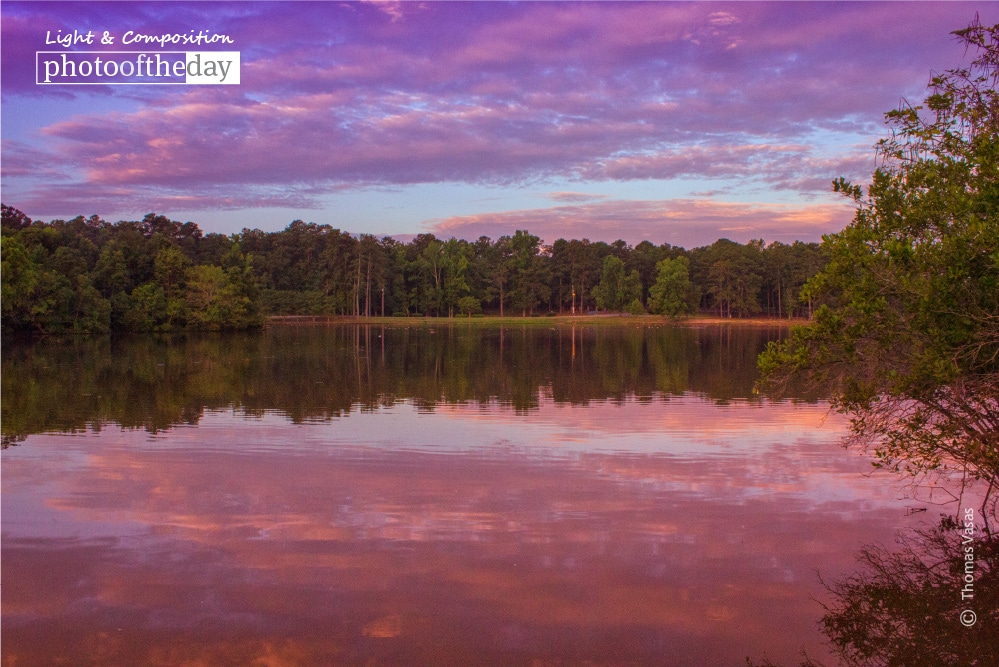 The Pink and Purple Sunrise, by Thomas Vasas