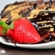 Crepes with Chocolates and Strawberries, by Rasha Rashad