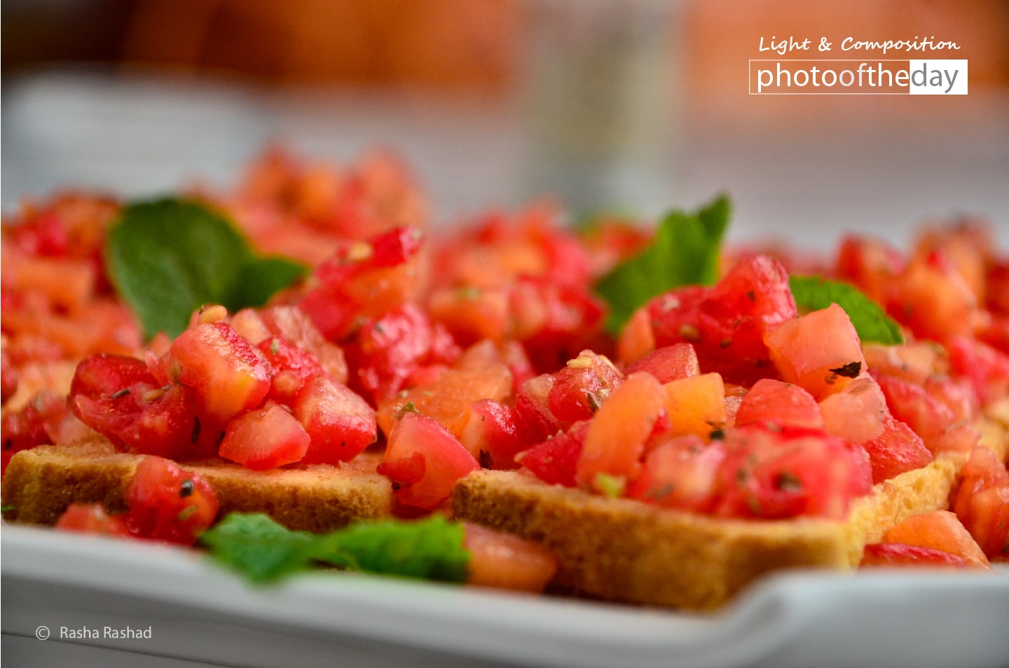 Tomato & Basil Bruschettas