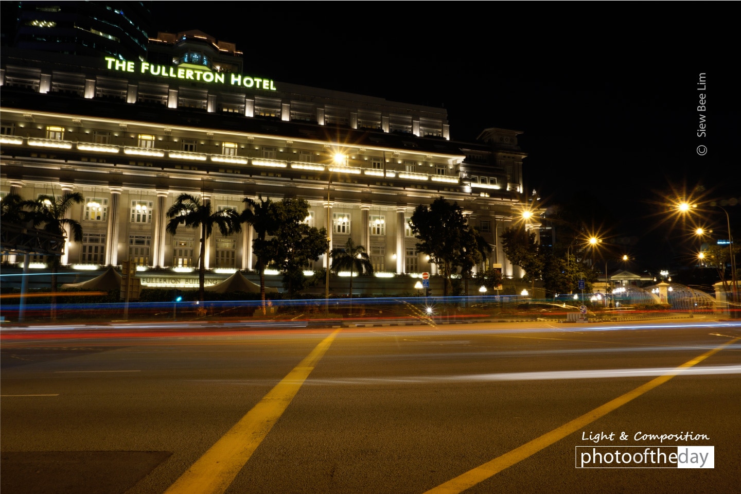 A Front View of Fullerton Building by Siew Bee Lim