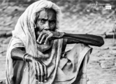 An Old Woman of Bodh Gaya by Ryszard Wierzbicki