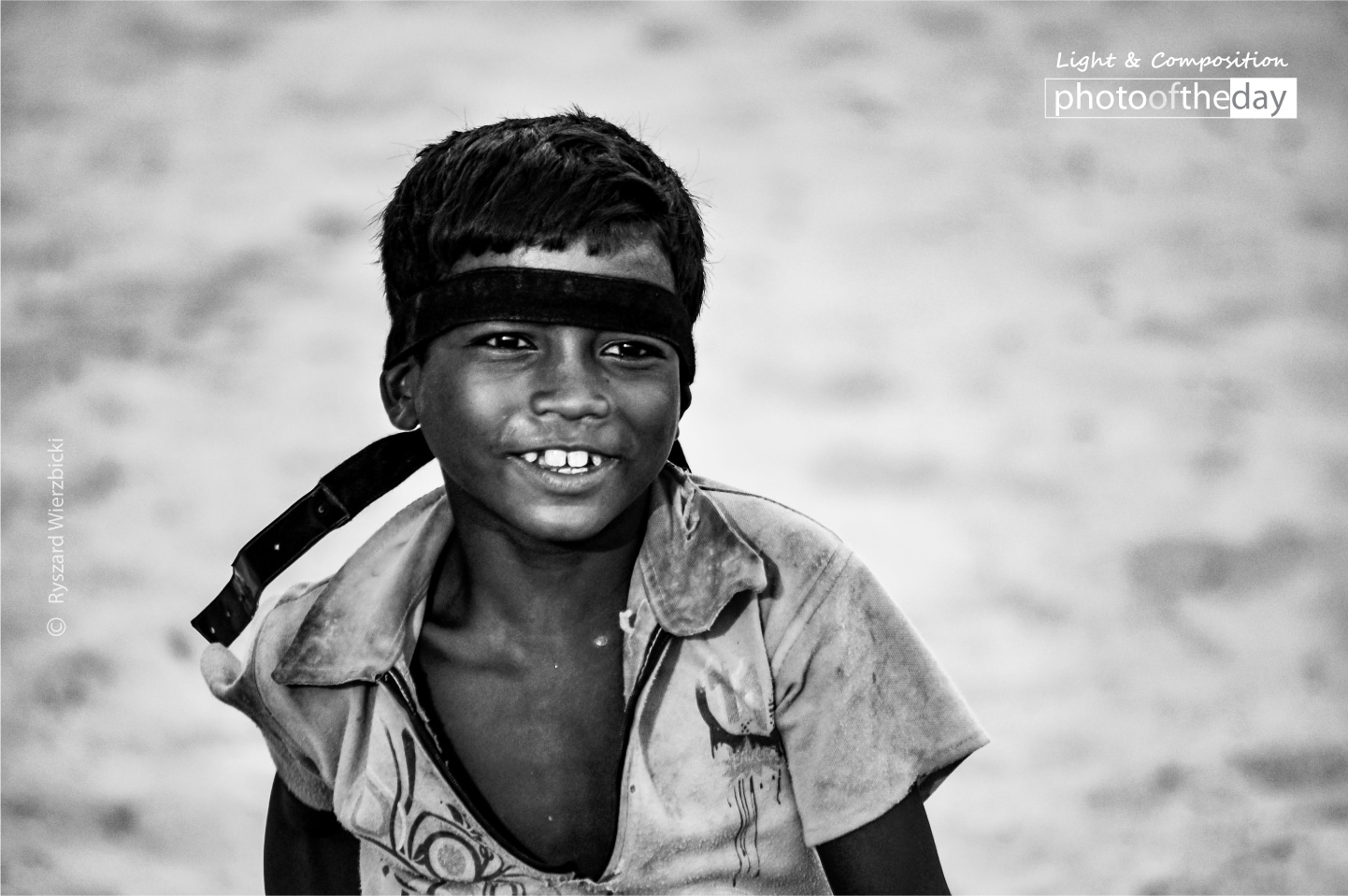 A Bodh Gaya Boy by Ryszard Wierzbicki