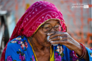 Drinking Tea by Ryszard Wierzbicki