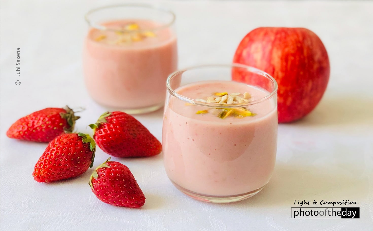 Strawberry Apple Smoothie by Juhi Saxena