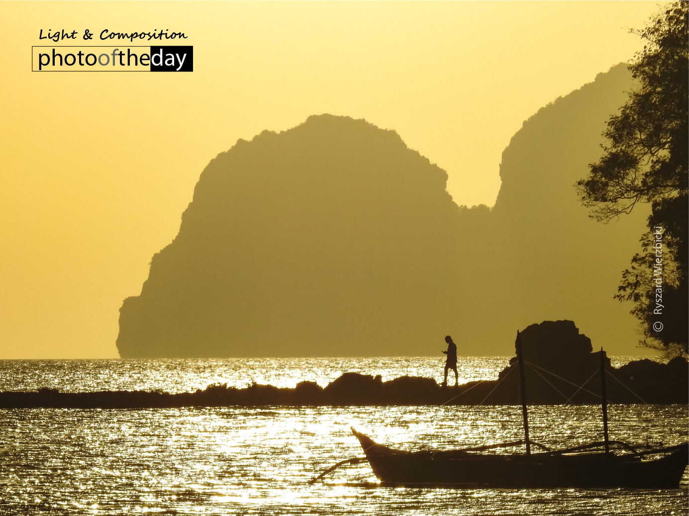 El Nido Sunset by Ryszard Wierzbicki