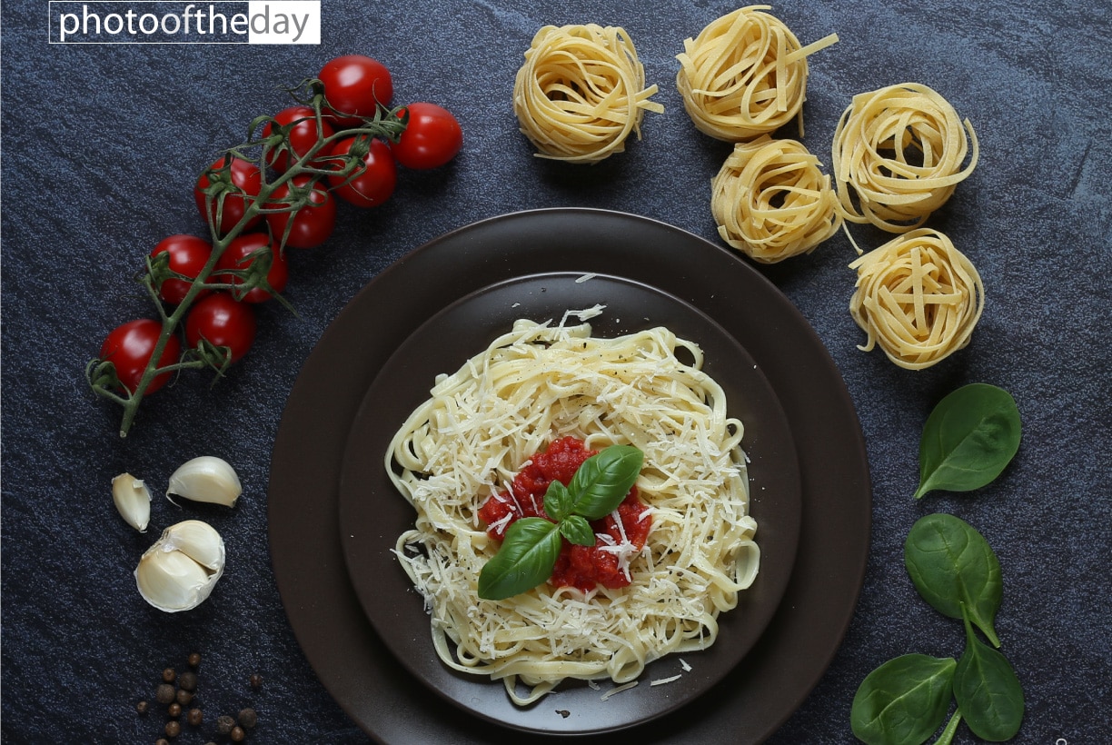 Italian Pasta with Ingredients by Mihails Pavlenko