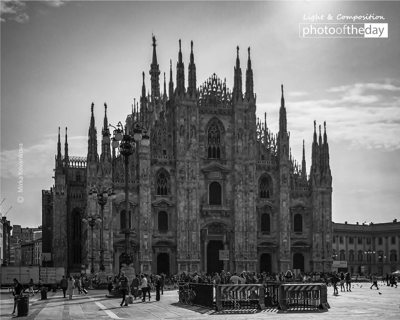 Piazza Duomo Milano by Mirka Krivankova