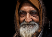 Old Man at Chandni Chowk by Shirren Lim