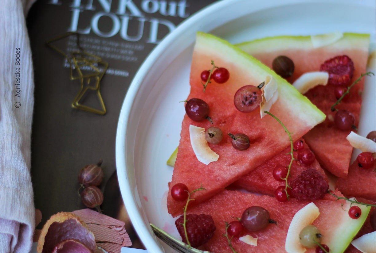 Watermelon Pizza by Agnieszka Bodes