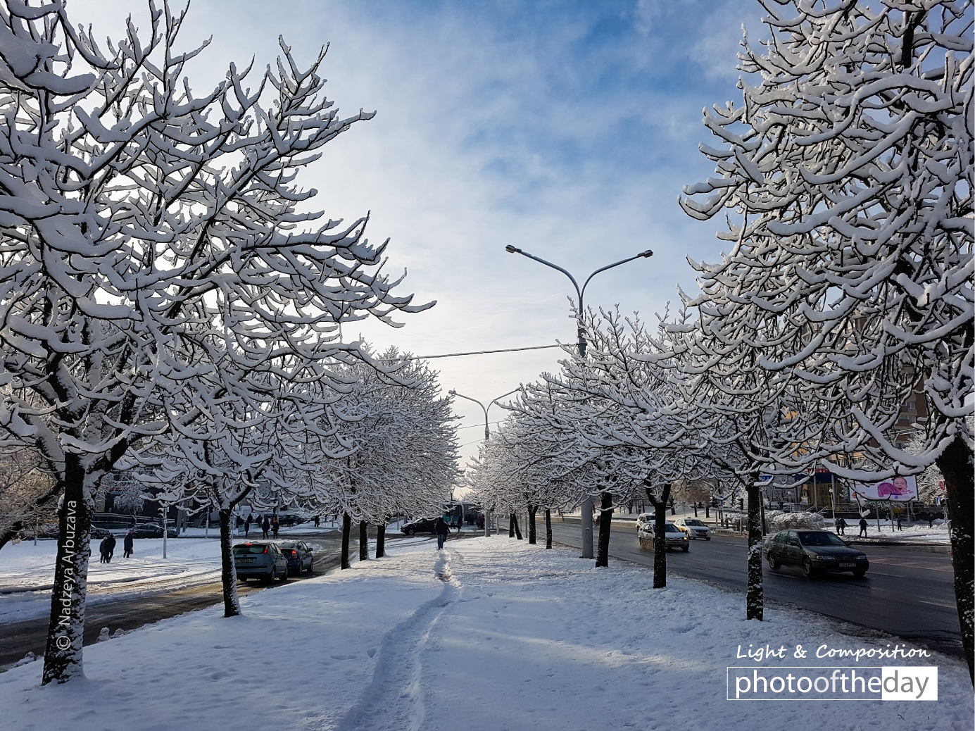 A Winter Way by Nadzeya Arbuzava