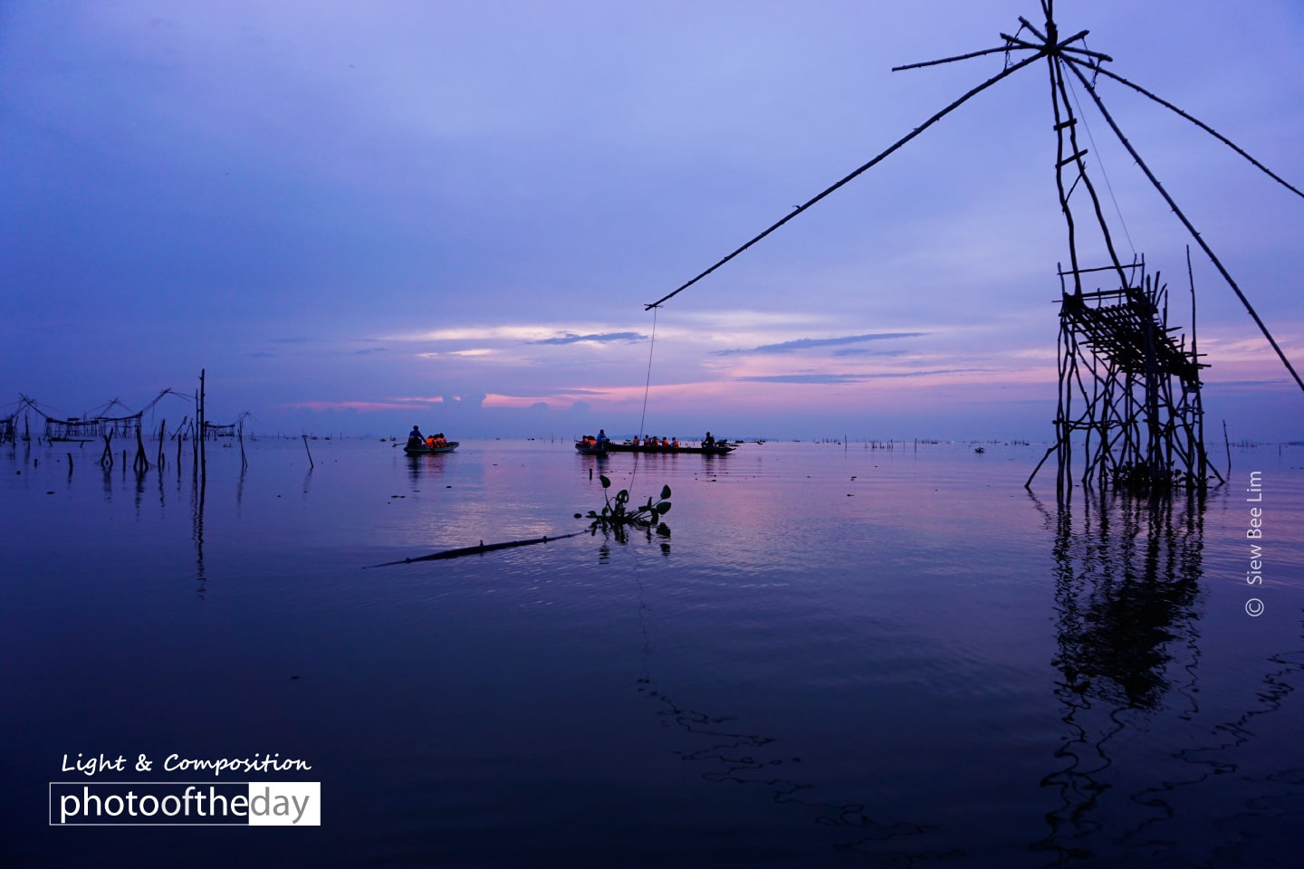 Dawn at Lake Songkhla by Siew Bee Lim