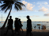 Panglao Beach Walkers by Ryszard Wierzbicki