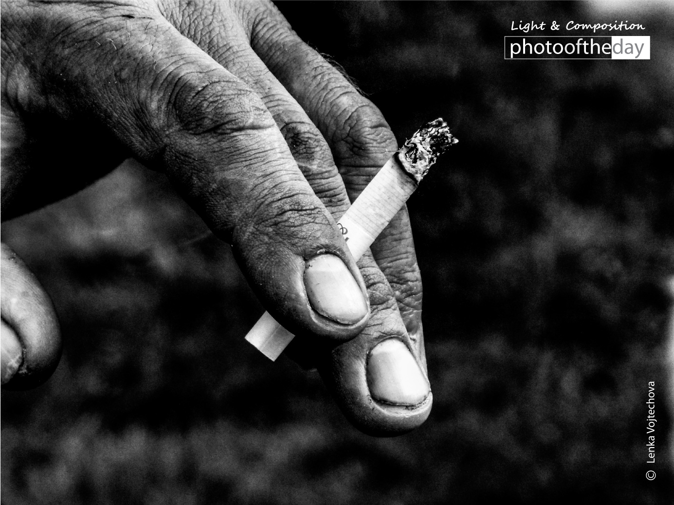 The Hand of a Smoker by Lenka Vojtechova