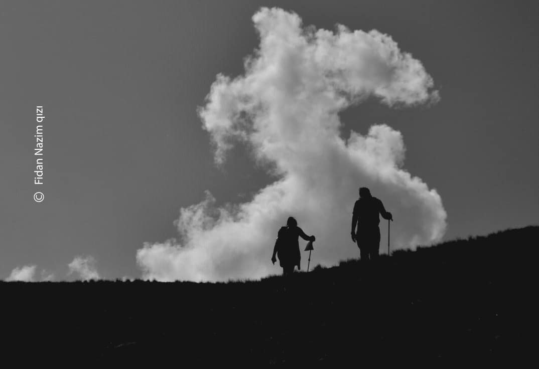 Mountain and Cloud by Fidan Nazim Qizi