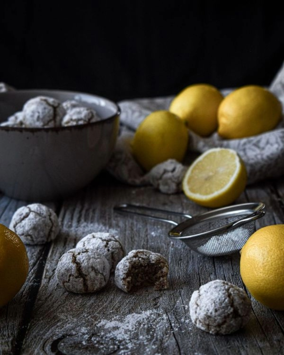 Lemon Crinkle Cookies by Jasna Verčko