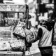 A Street Vendor in the Time Square by Jose Juniel Rivera-Negron