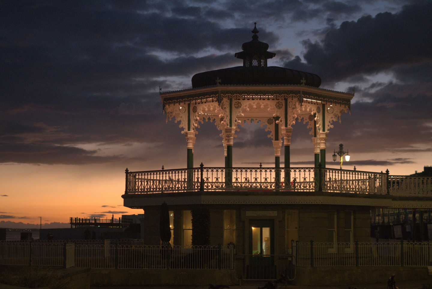 Glowing bandstand by Daz Hamadi