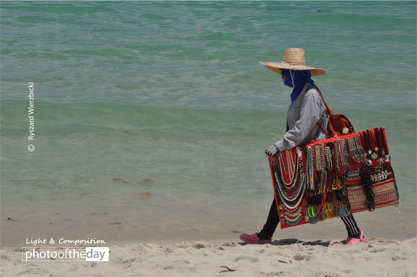 Bo Phut Beach Seller by Ryszard Wierzbicki