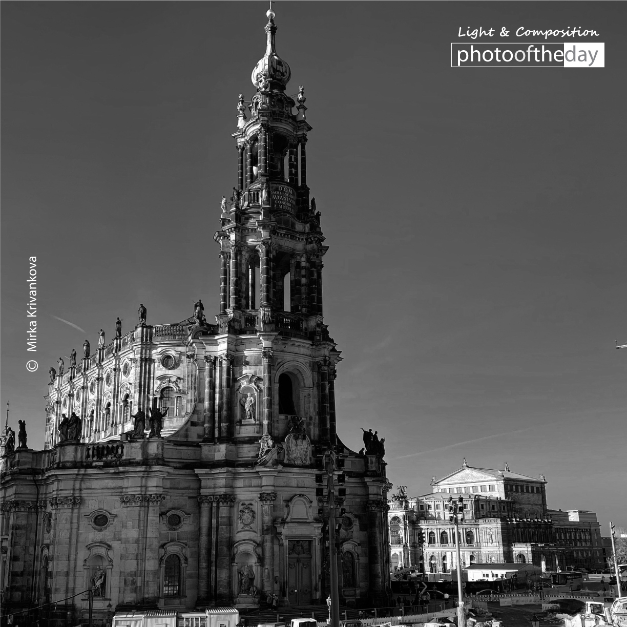 In the Old Town of Dresden by Mirka Krivankova