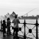 Fishing on the Harbour by Leanne Lindsay