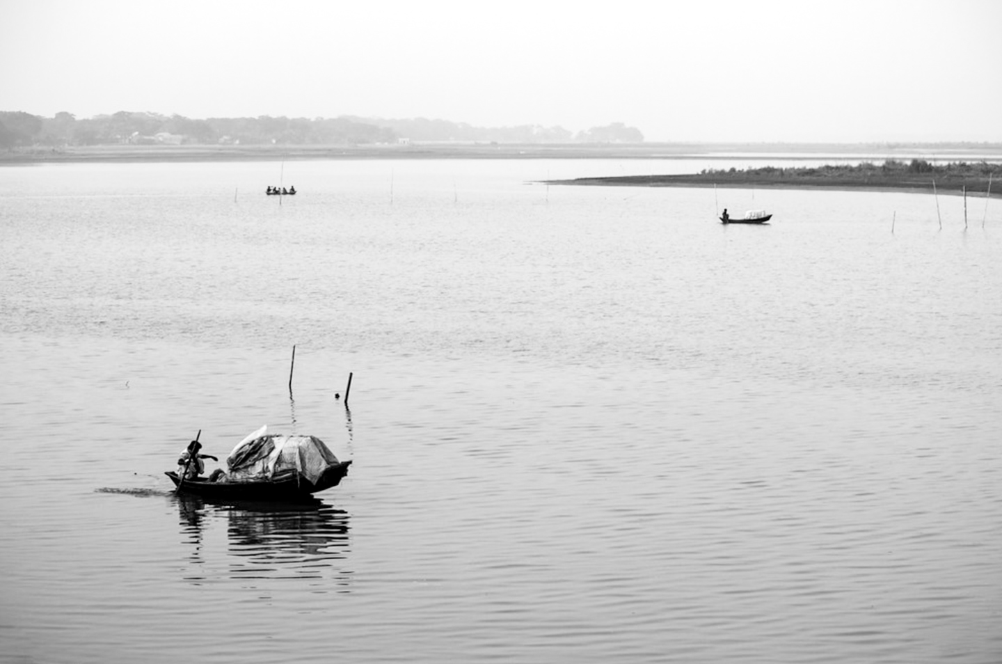 In the Serene Waters of the River Arial Khan by Shahnaz Parvin