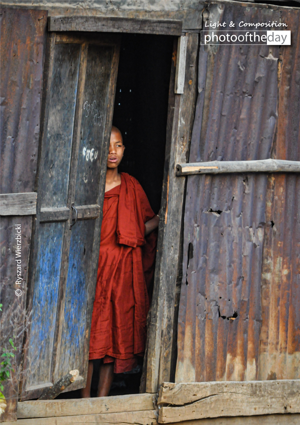 Novice Monk at the Door by Ryszard Wierzbicki