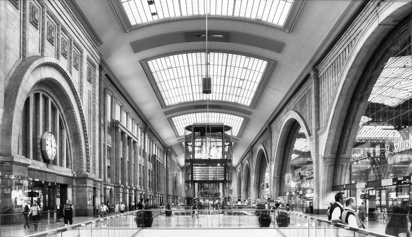 Shopping Promenade Leipzig Station by Wilfried Claus