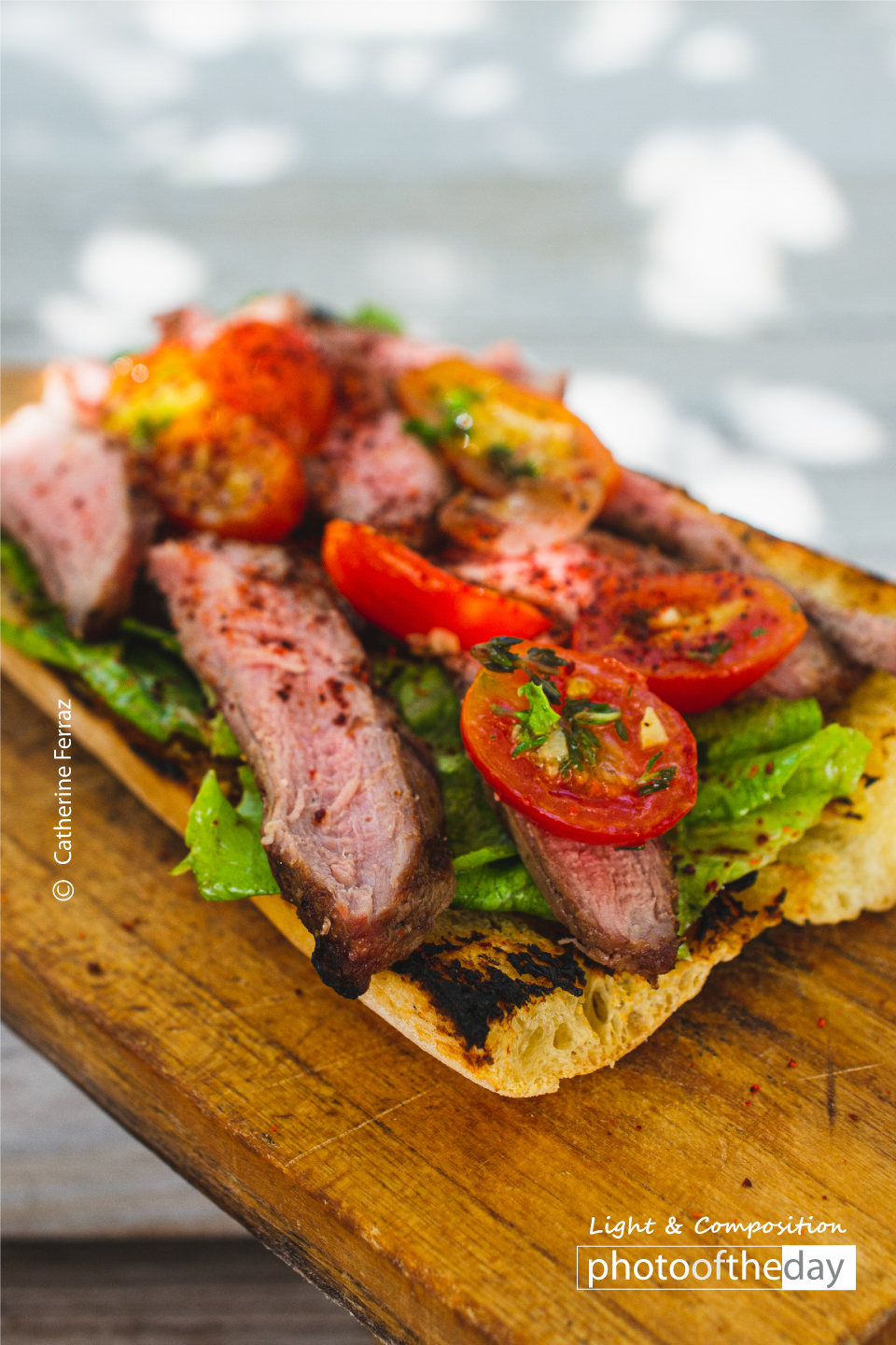 Steak Baguette from Catherines Cafe by Catherine Ferraz by Catherine Ferraz