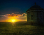 Sunset in to Mussenden Temple by Diana Ivanova