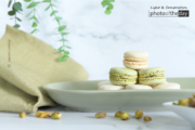 Vanilla & Pistacchio Macarons by Leanne Lindsay