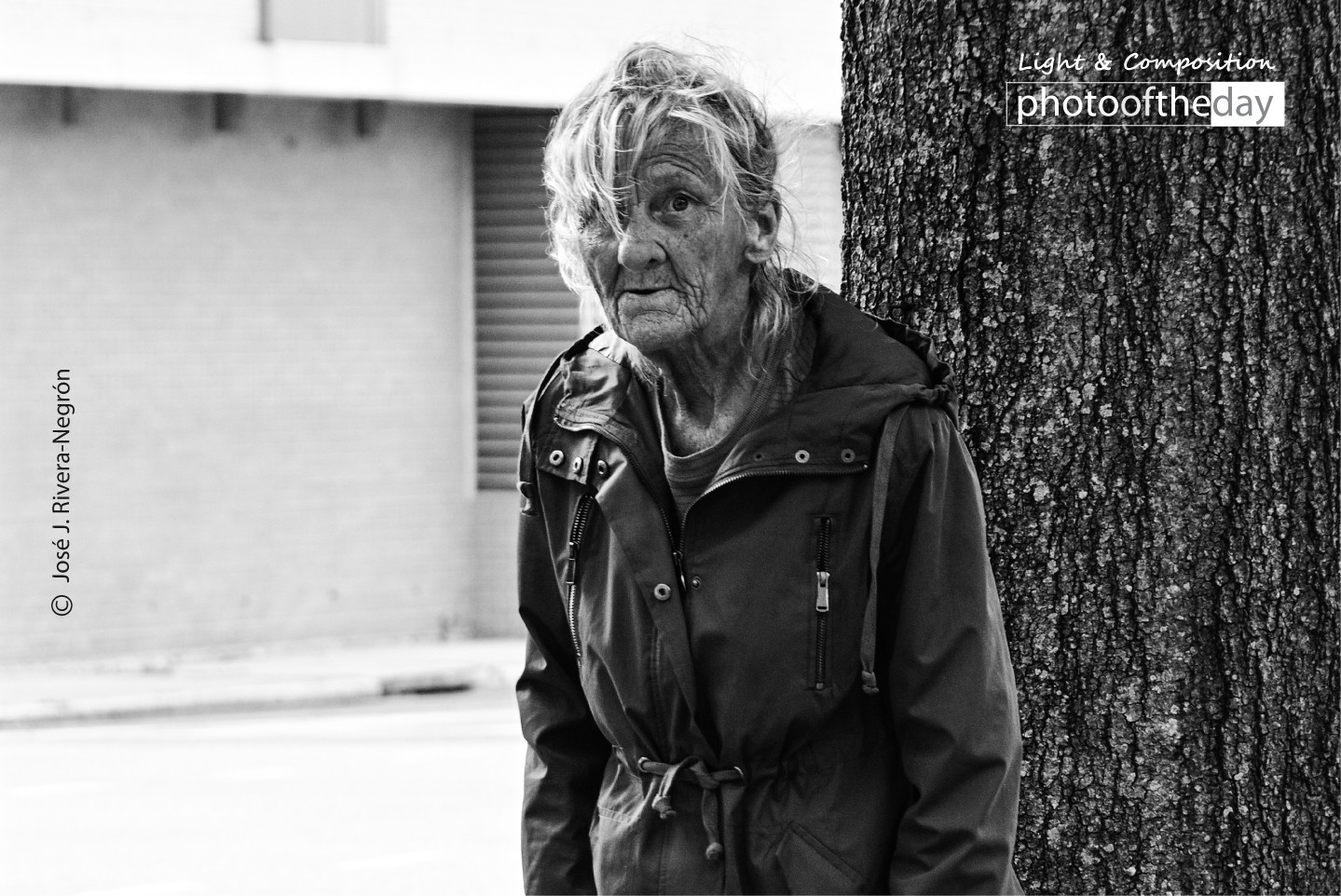 an ederly homeless woman by jose juniel rivera