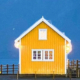 Lonely Yellow Cabin by Suraj Krishnamurthy Cheemangala