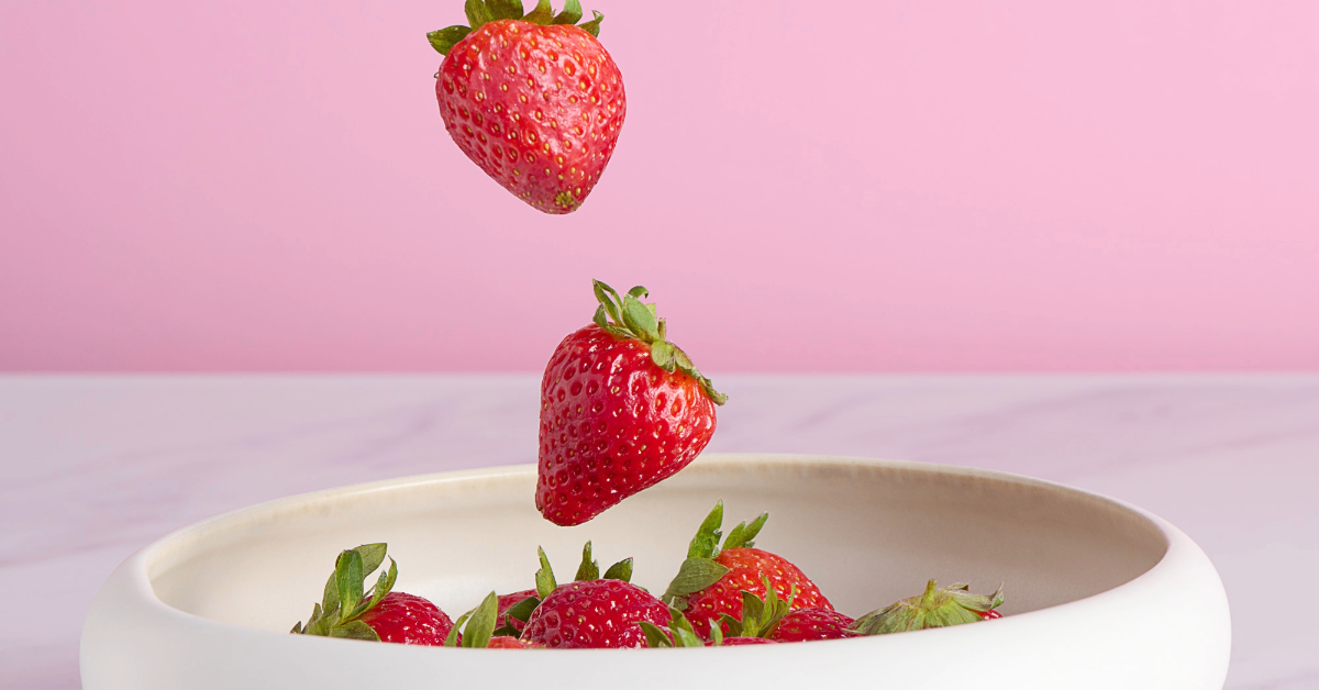 Flying Strawberries by Luca Corsetti