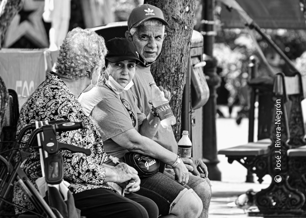 At a Plaza in My “Viejo San Juan” by Jose Juniel Rivera-Negron