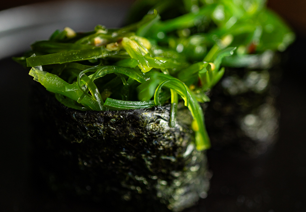 Chuka Seaweed Gunkan Sushi by Natalia Zotova