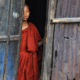 Novice Monk at the Door by Ryszard Wierzbicki