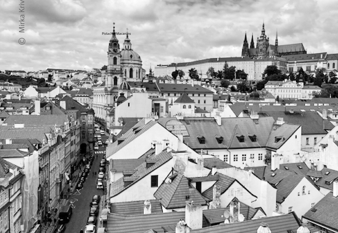 View from the Tower to Prague Castle by Mirka Krivankova